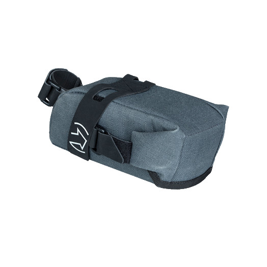 PRO Discover Saddlebag 600ml Capacity GREY Compact Road Bike Gravel Cycling