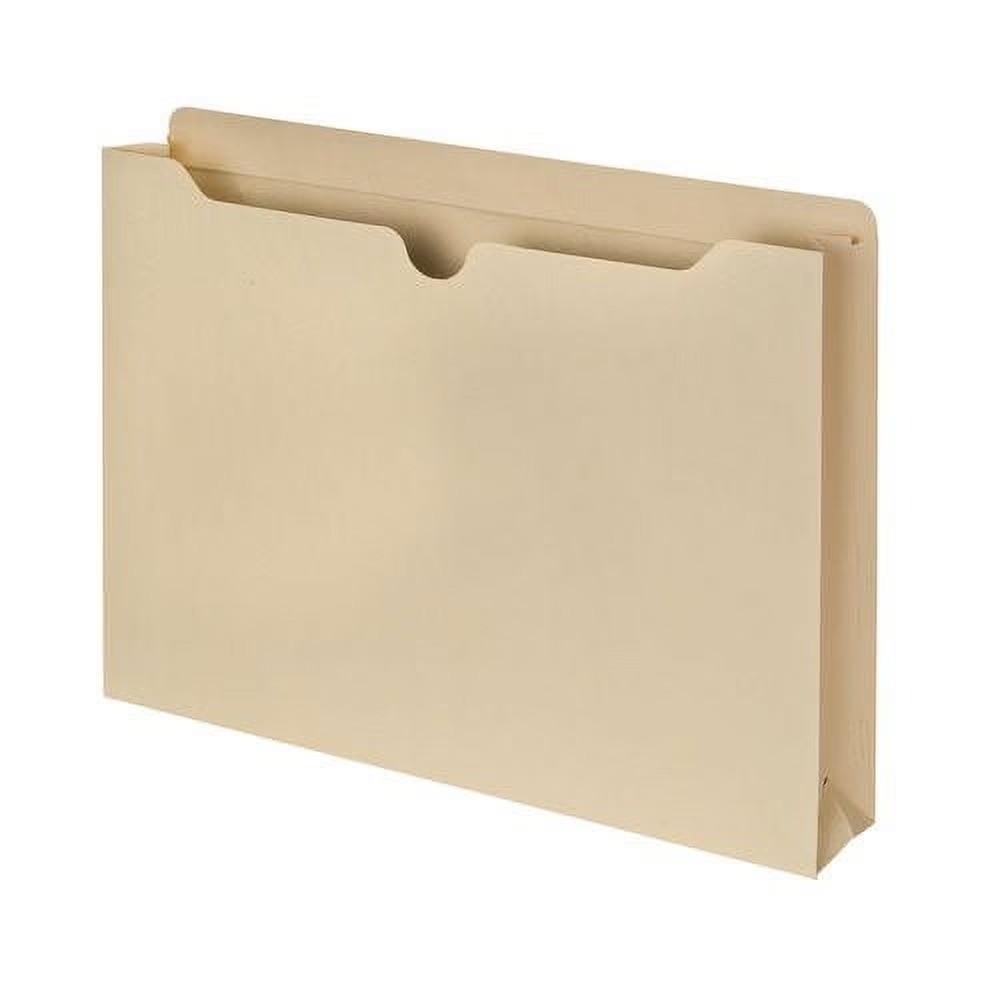File Jacket, Letter, 2", 10 per Pack, Manila