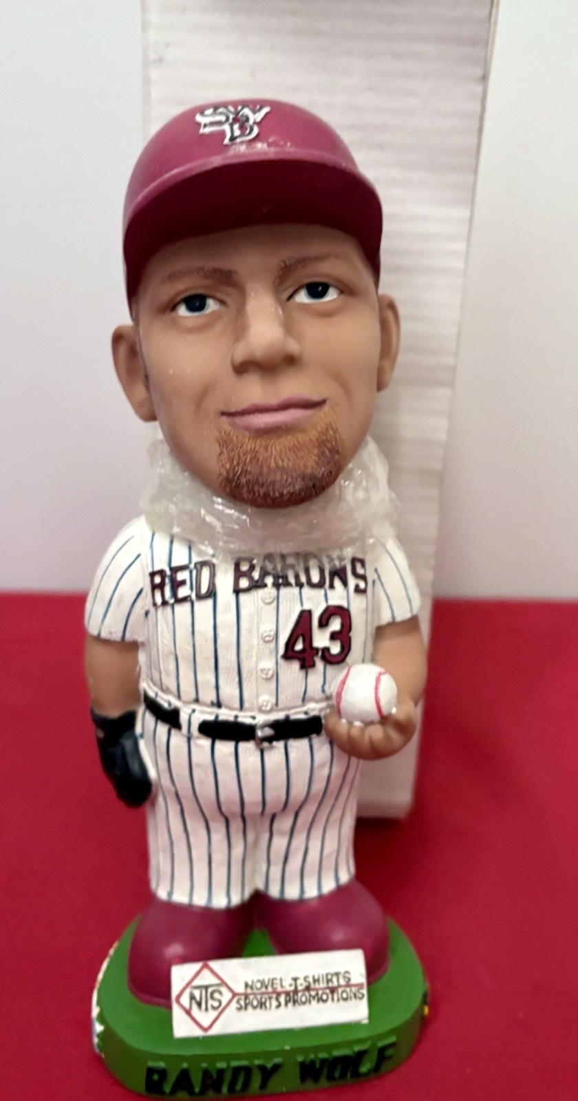 SCRANTON WILKES BARRE RED BARONS - RANY WOLF - BOBBLEHEAD