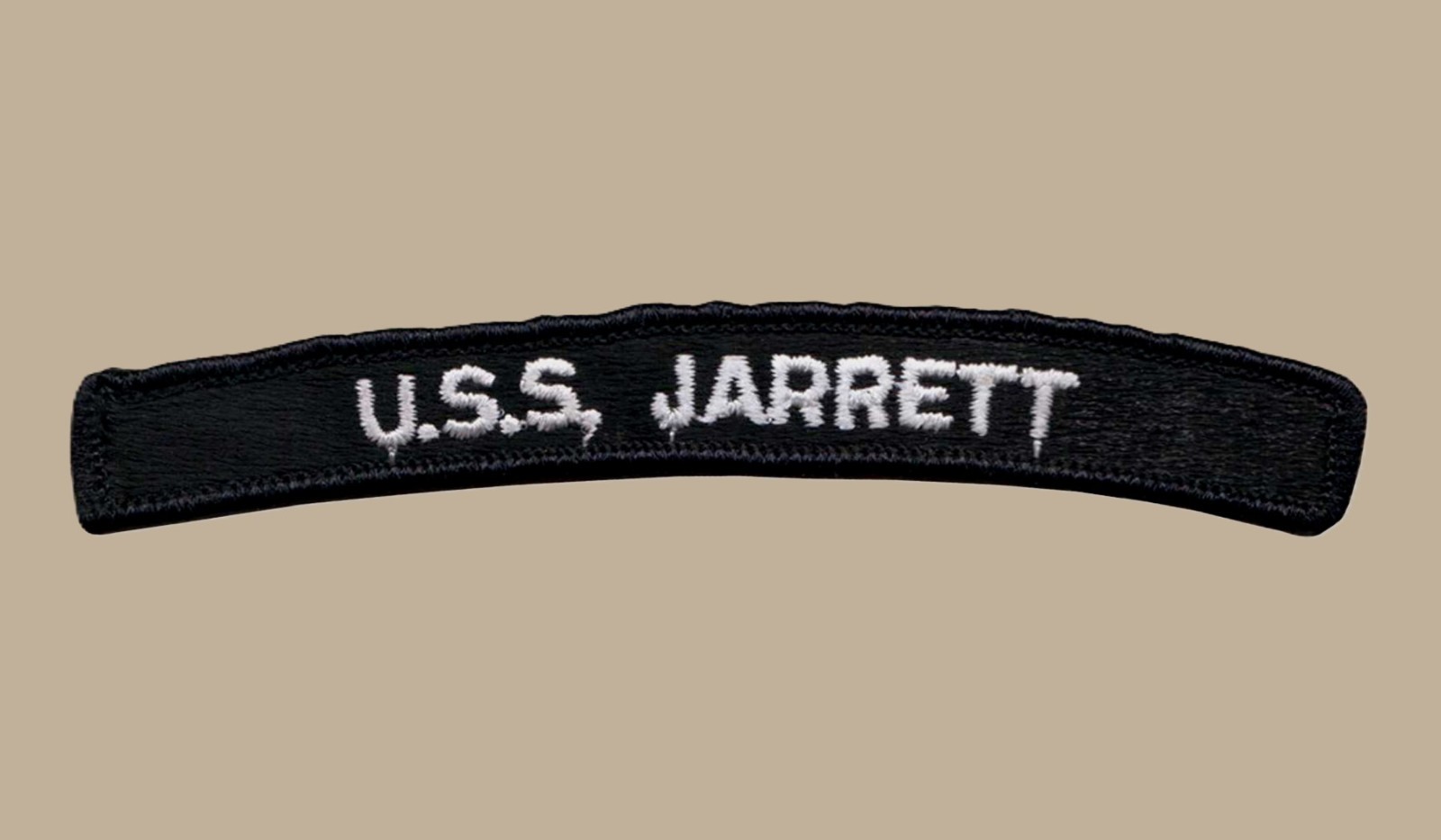 US Navy FFG-33 USS Jarrett Guided Missile Frigate UIM Shoulder Rocker Tab (02)