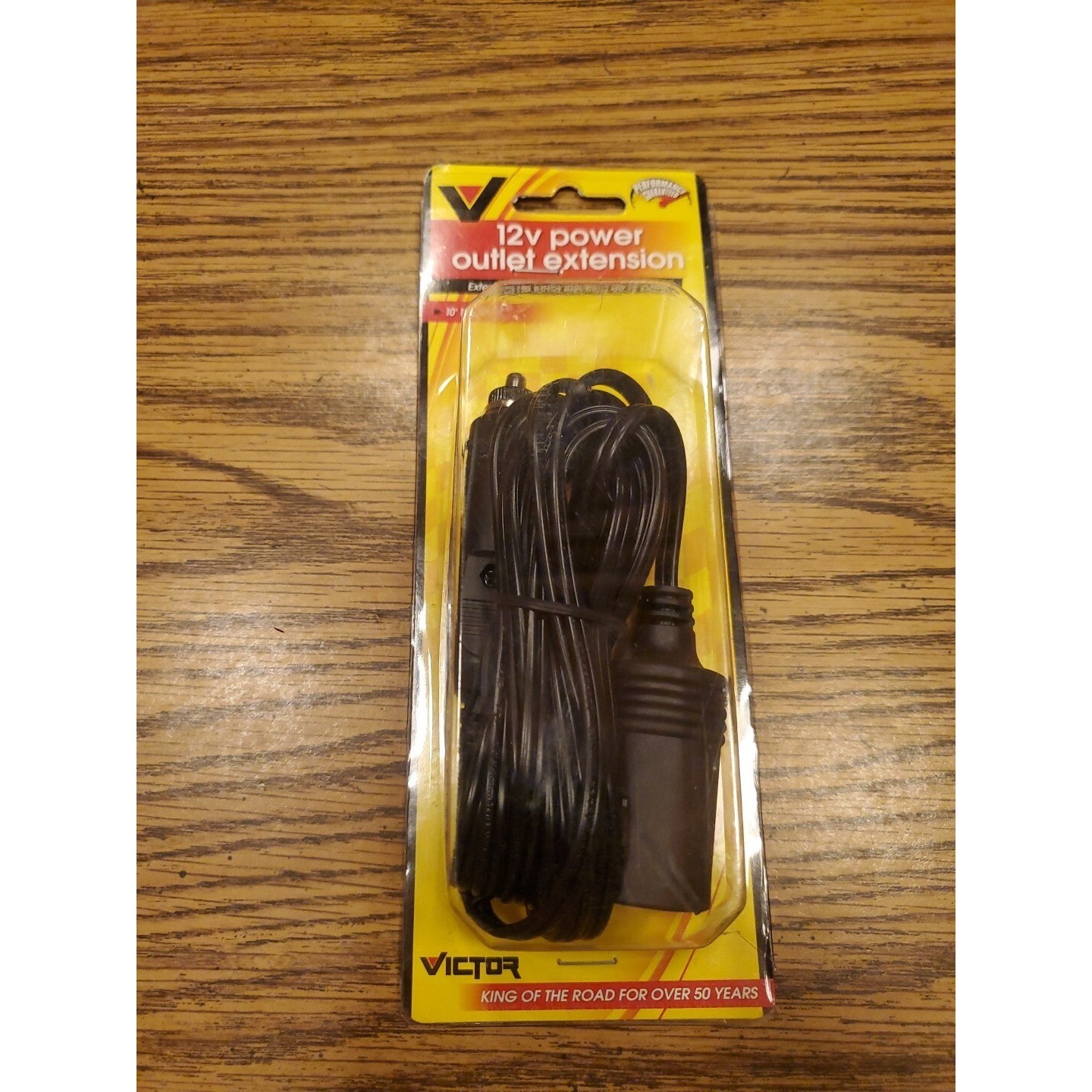 Victor 12v Power Outlet Extension - 10' 12V Cord New In packaging