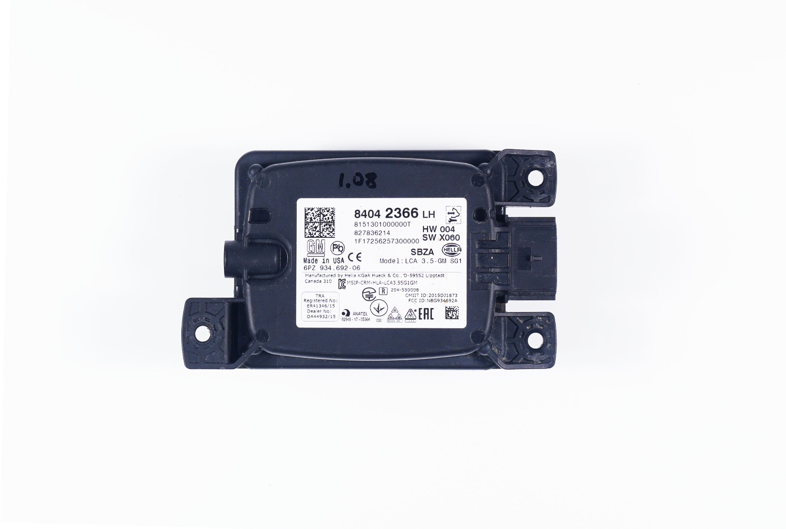 2018-2024 GM 84042366 Driver Side Obstacle Detection Control Module 1.08
