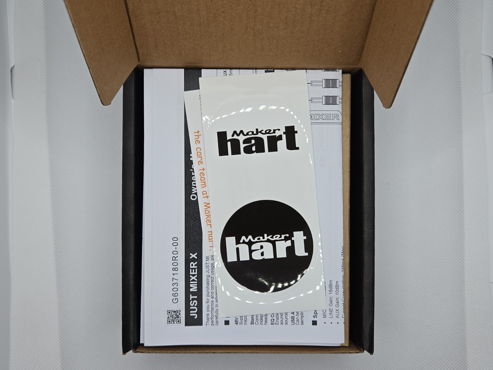 Maker Hart Just Mixer X - 48V/1.5V - 3 Input - USB Power