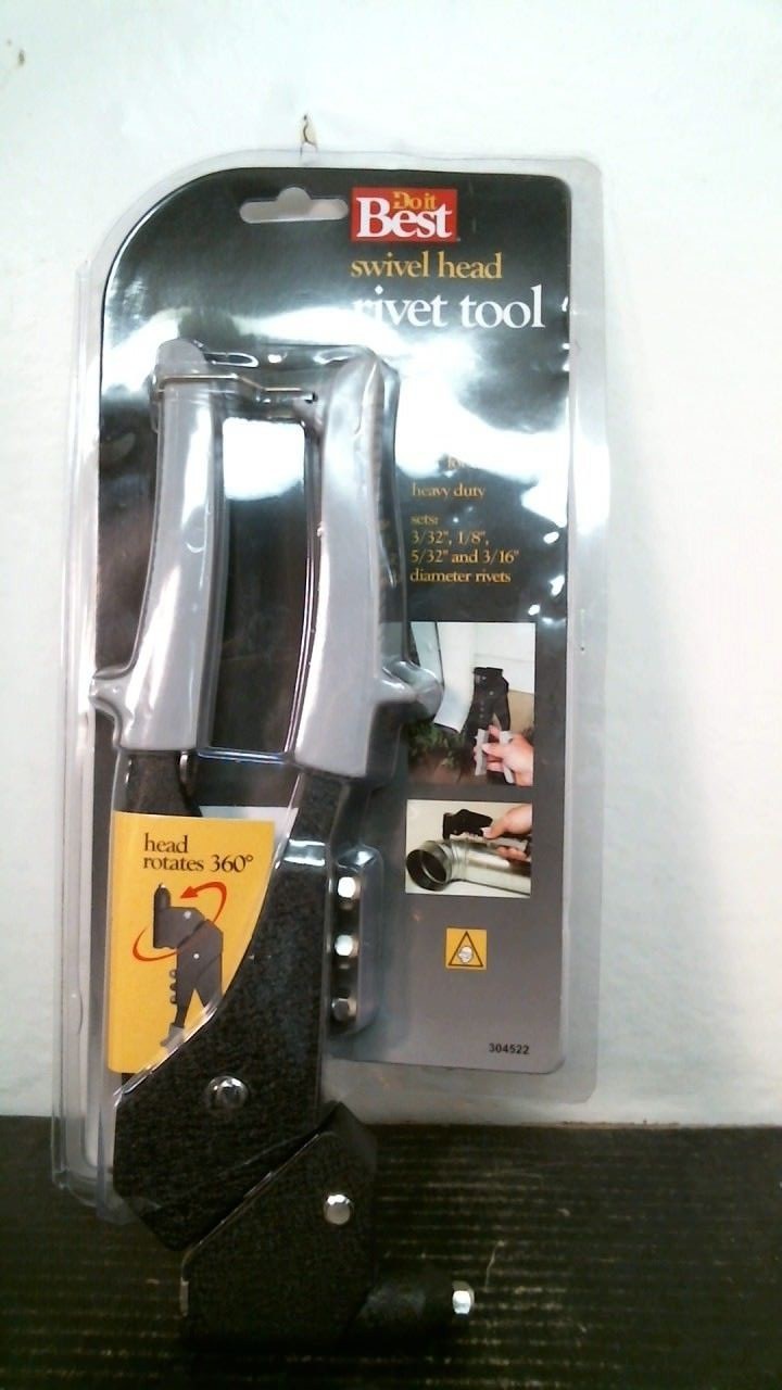 DoItBest 304522 Swivel Head Rivet Tool, FREE SHIPPING