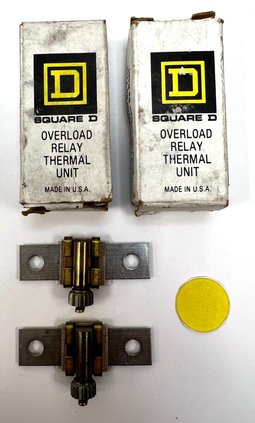 SQUARE D OVERLOAD RELAY THERMAL UNIT B 50    *** LOT OF 2 ***