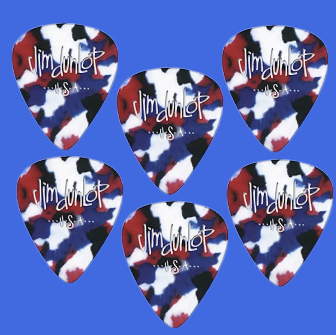 Dunlop Genuine Celluloid Classics Confetti - 1/2 Dozen Picks (Medium)