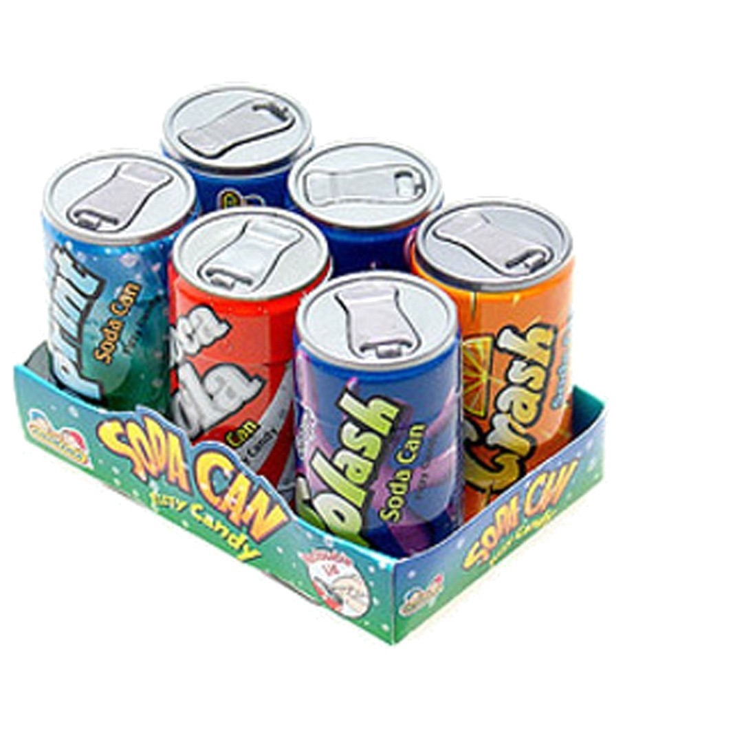 Fluffy Soda Flavored Candy - Six-Piece Variety Pack for Ultimate Sweetness