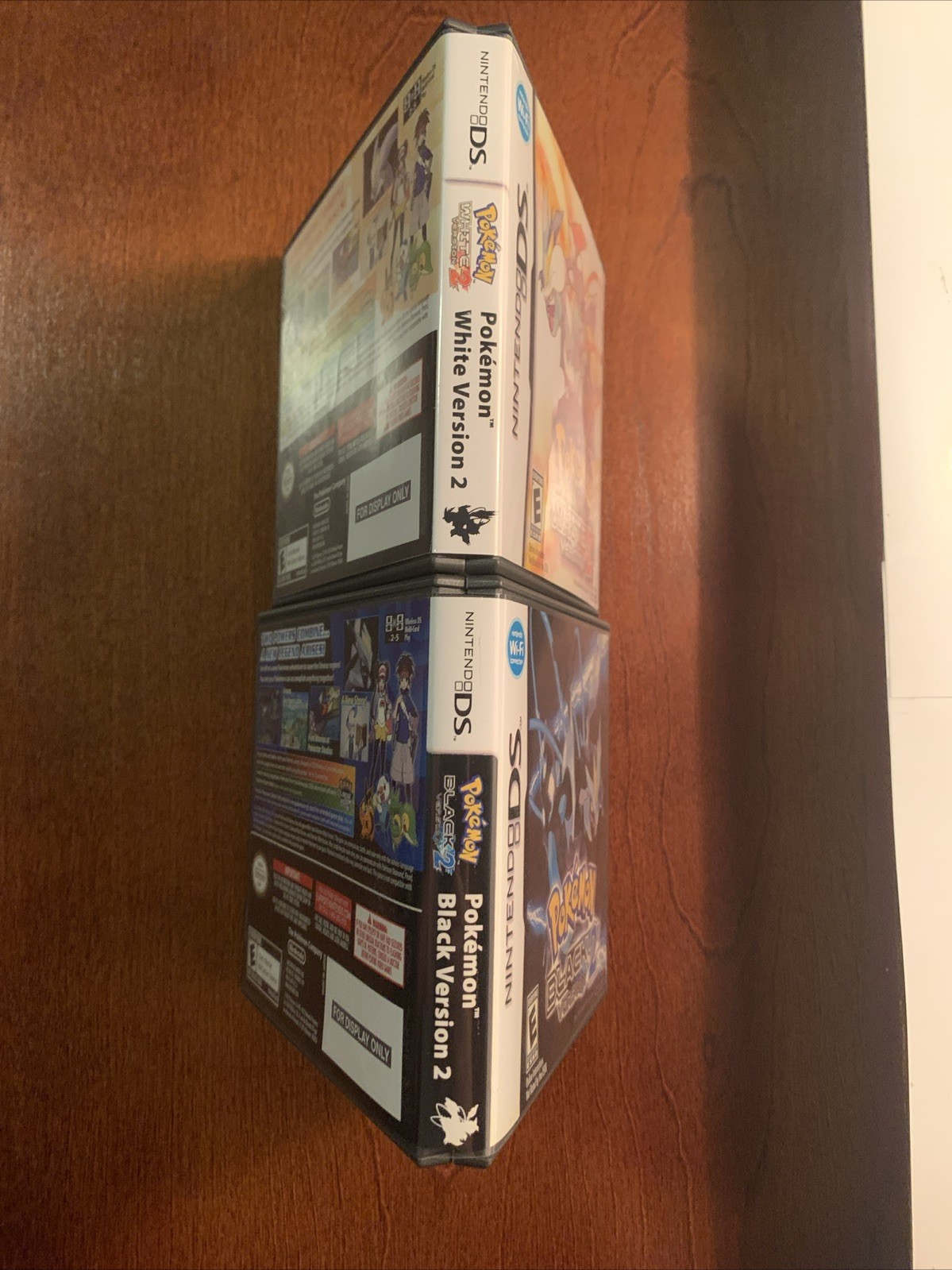 Pokemon White 2 + Black 2 Nintendo DS Replacement Cases Only NO GAMES - Bundle