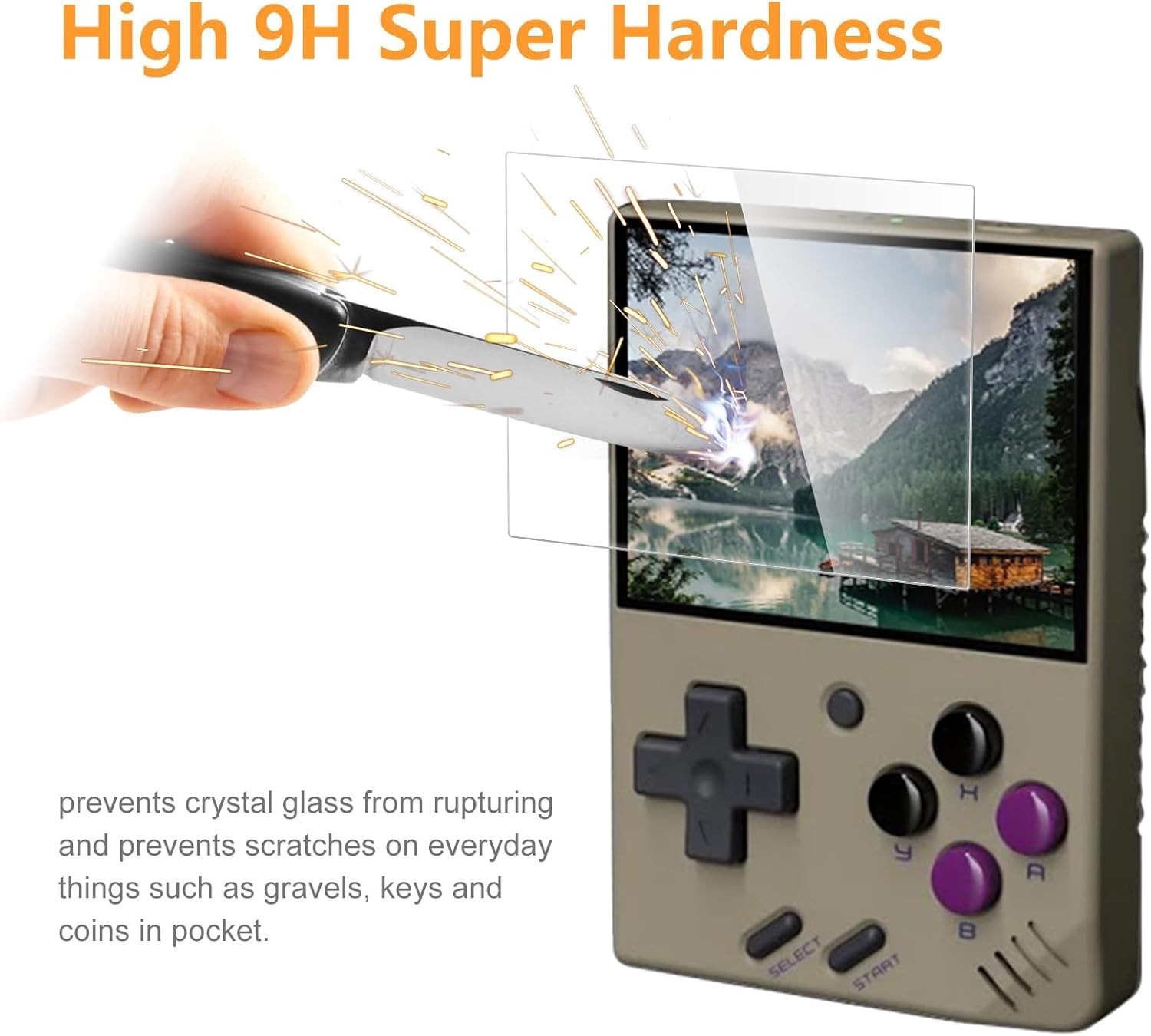 High Definition 3-Pack Screen Protectors for Miyoo Mini Plus – Scratch Resistant