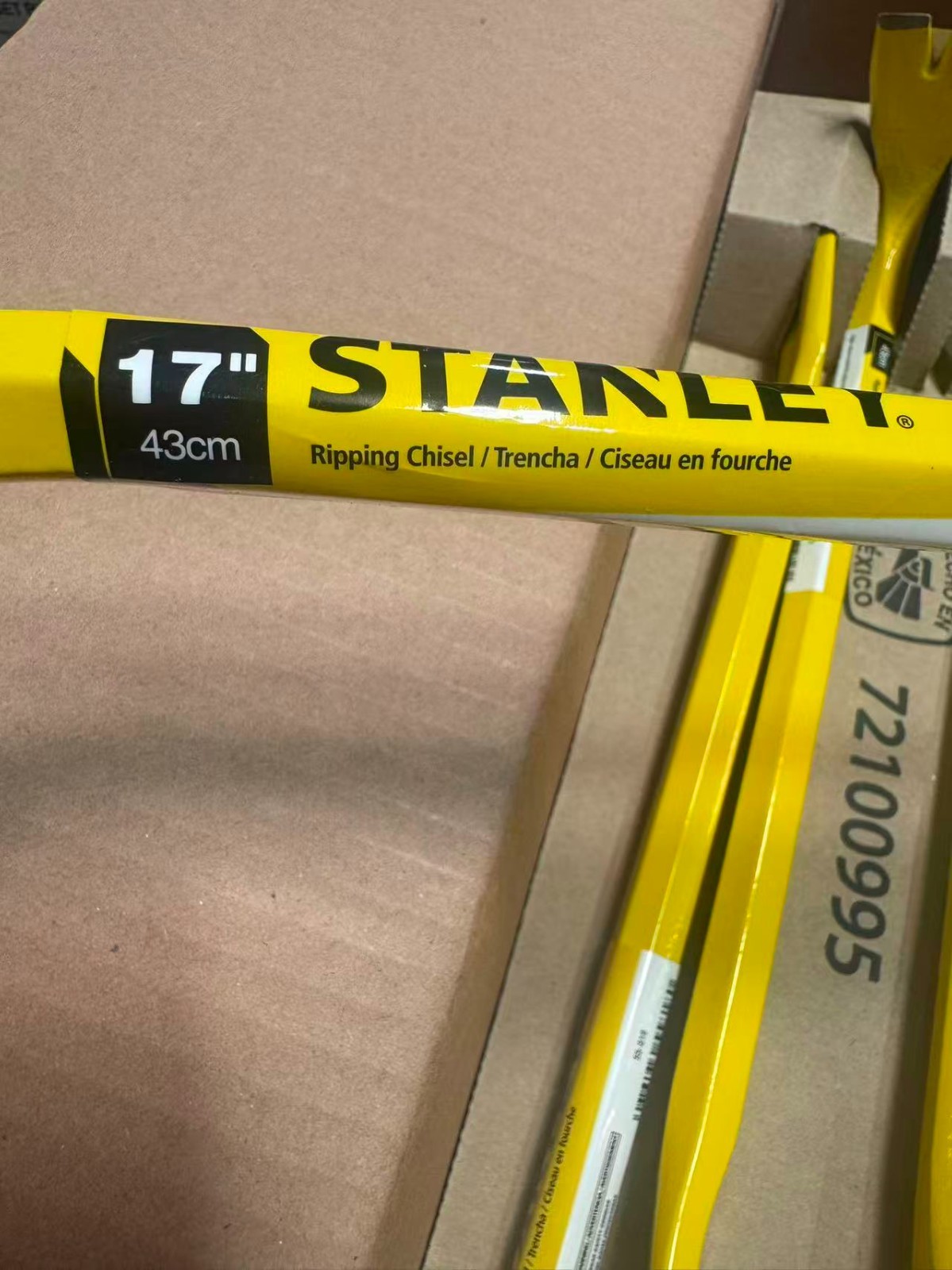 5-pack Stanley 17 Inch Ripping Chisel Bar