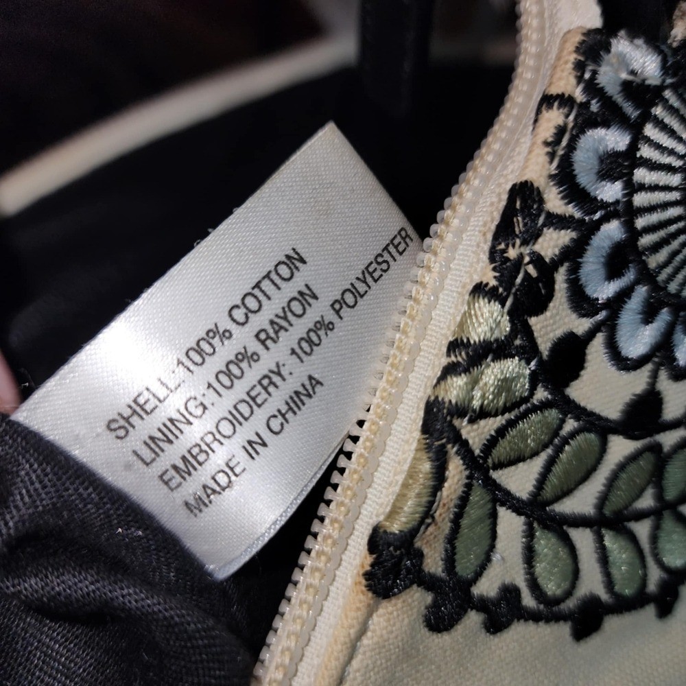 Talbots embroidered shoulder bag