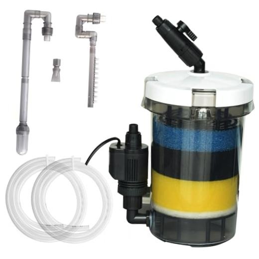 105GPH Canister Filter, External Aquarium Filter Ultra-Quiet Water Circulation