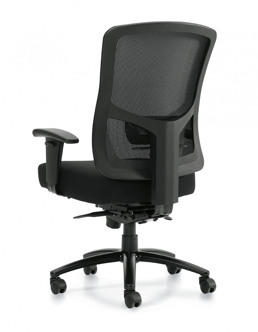OTG10703B Heavy Duty Mesh Back Chair Synchro-Tilt Ergonomic Ships 2-5 Days