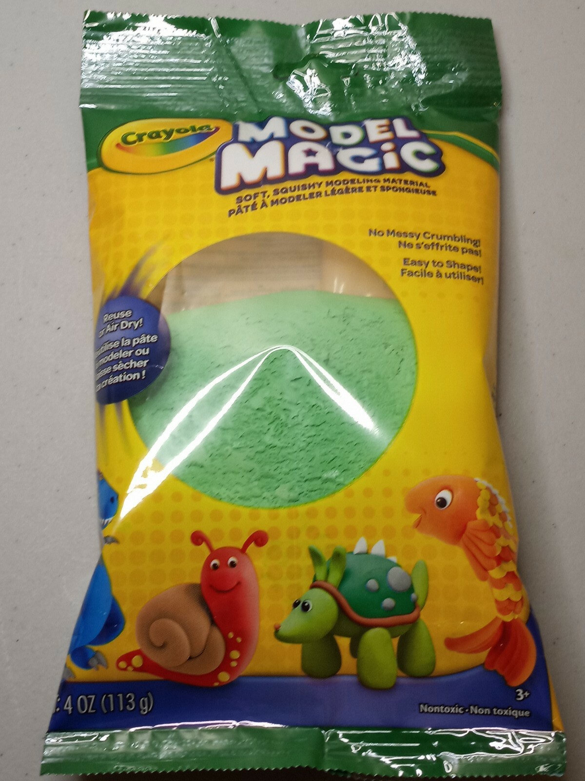Crayola Model Magic 4 oz. Bags - Green  - 4 Oz., Green