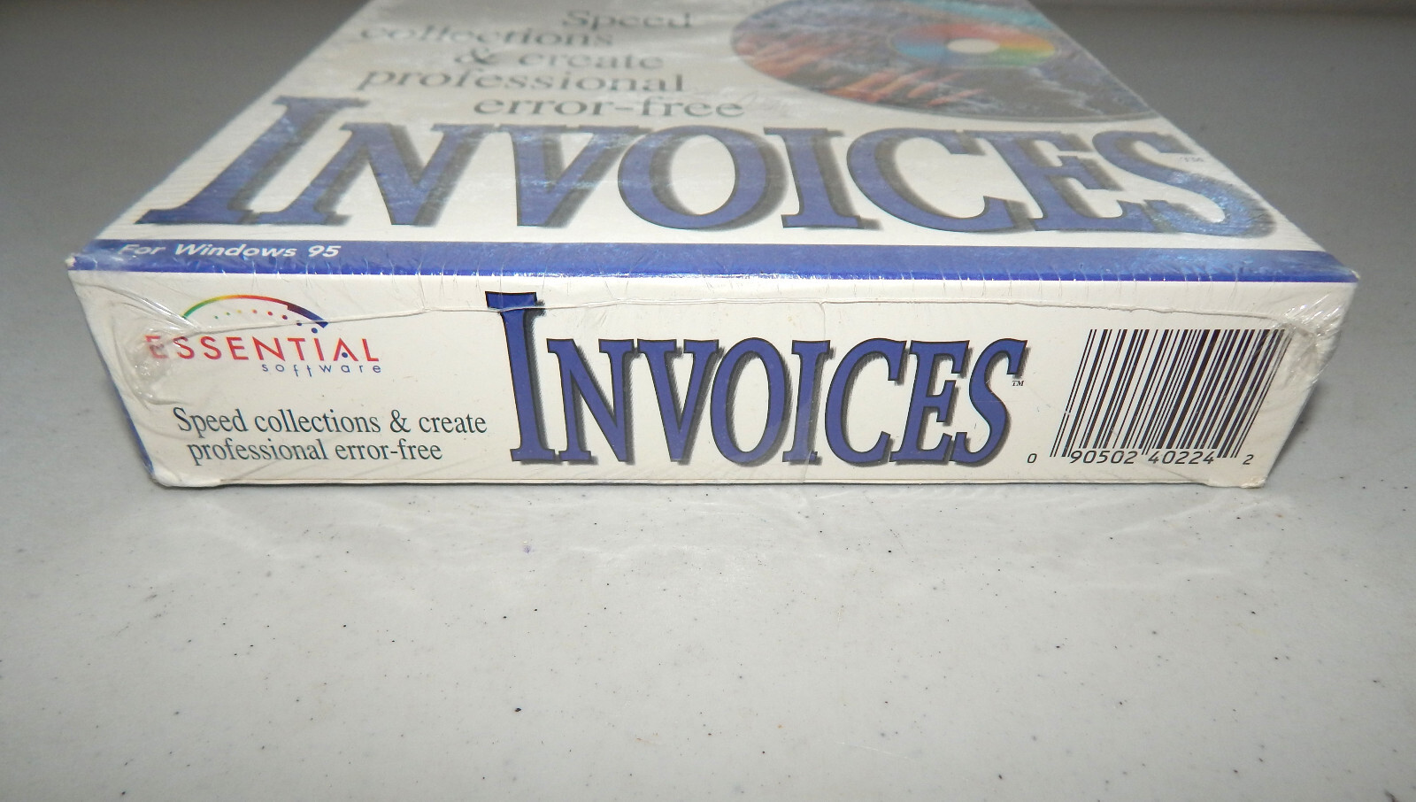 *READ* NOS Sealed 1997 Essential Software Invoices CD