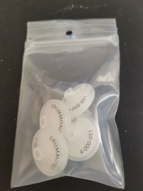 4 New Drummond Filter 4-000-051 For Serological Pipet Filler