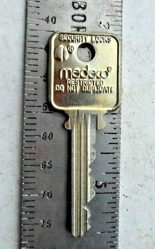 (1) MEDECO High Security Key Art, Collectors, Locksmith ...