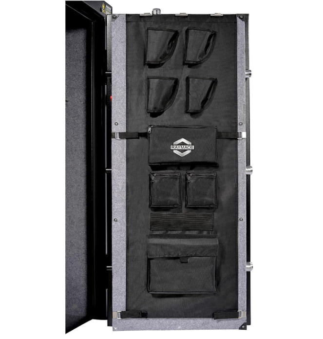 RAYMACE Gun Safe Door Panel Organizer 16.5-22" Pistol Storage