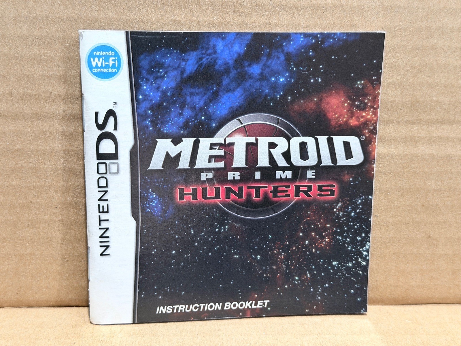 Nintendo DS Metroid Prime Hunters Manual Only No Game Original Booklet