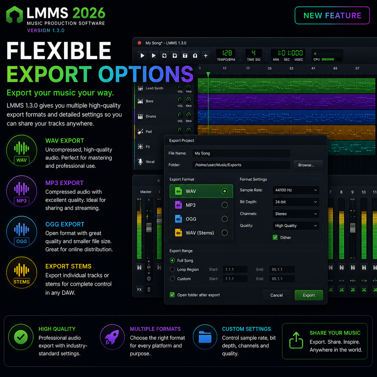 Music Production 2026 V9.6 Software Beats MultiTrack Audio Editor Mixing ~ Mac