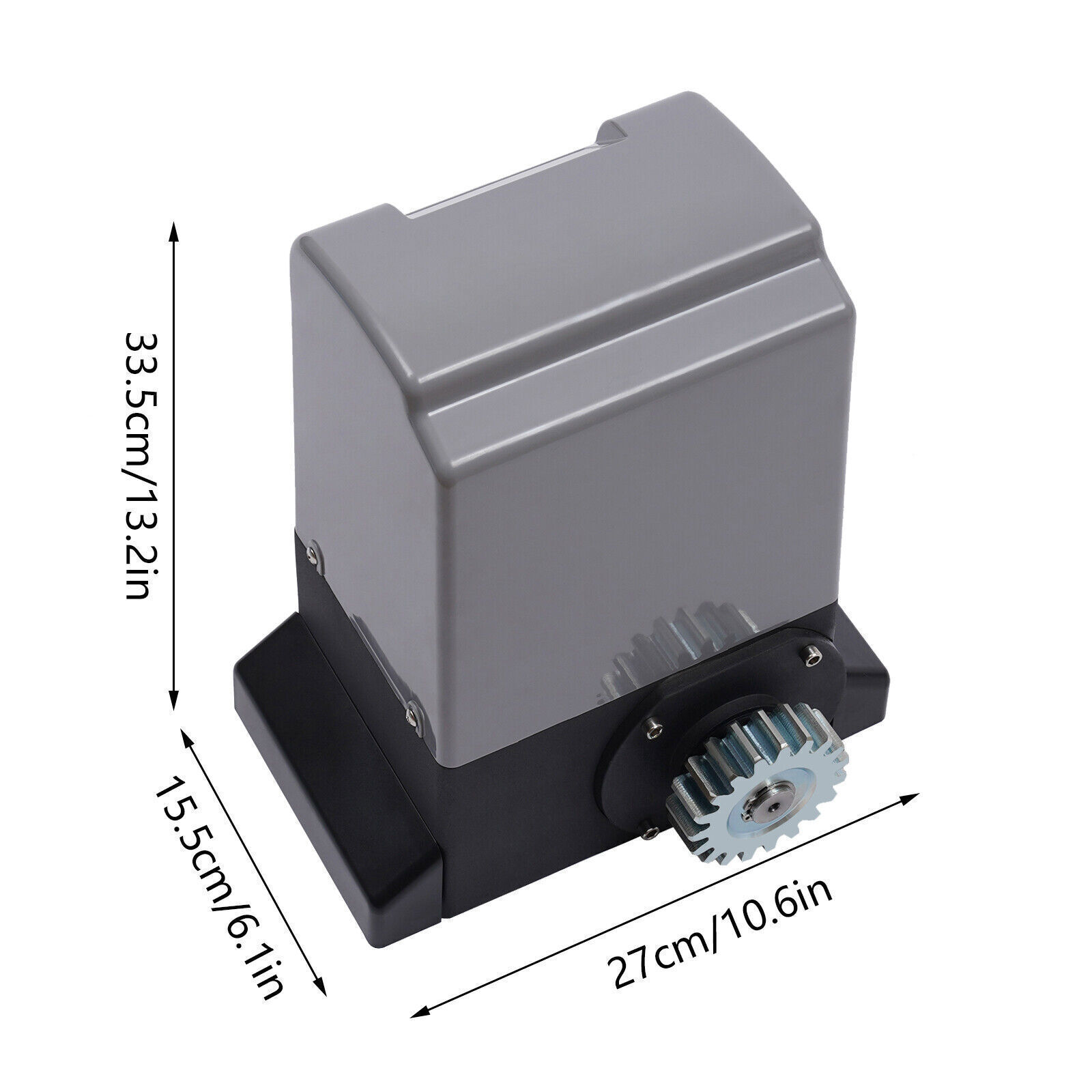 Automatic Sliding Gate Opener Rack Driven with 2 Remotes & Complete Kit 3968lbs