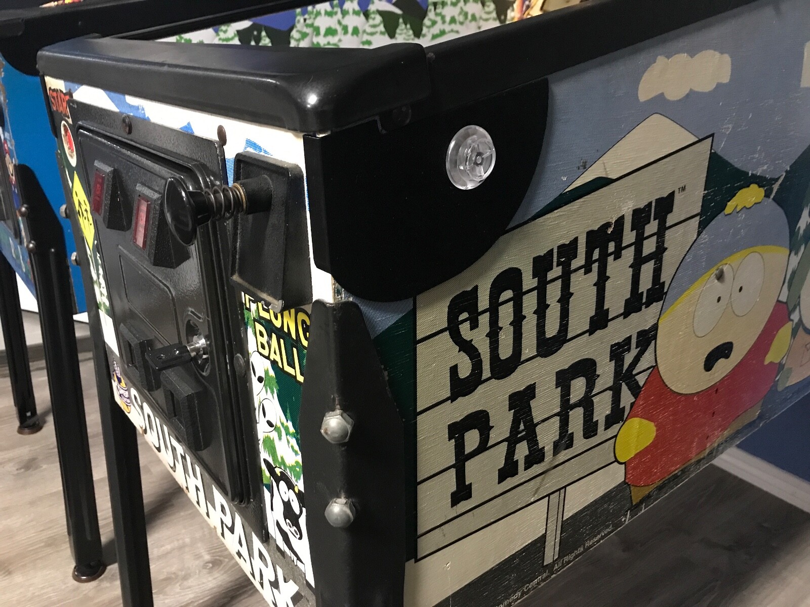 South Park Pinball Machine Side Art Button Area Protectors