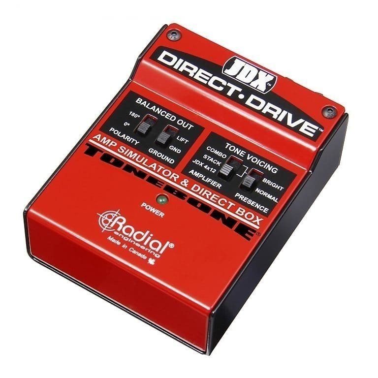 Radial Engineering JDX Direct-Drive Analog Amp Simulator & DI Box *Free...