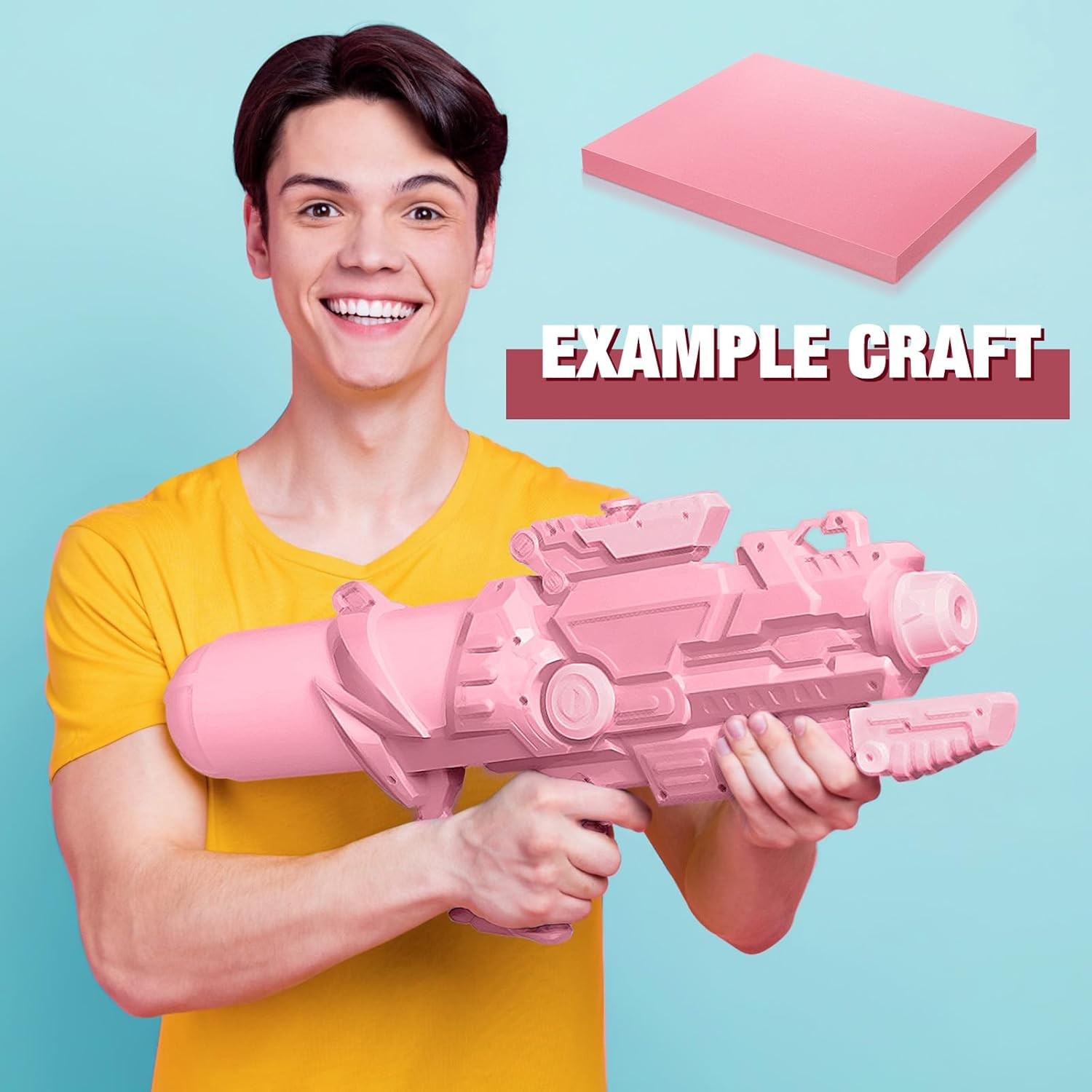 8 Pcs Pink Insulation Foam Thick Insulating XPS Foam Board Rectangles Foam Sheet