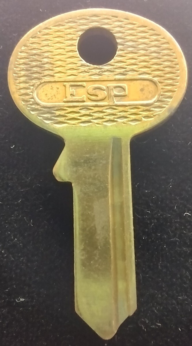 Blank Key ESP M1 USA Appx 1-5/8” Uncut New Old Stock