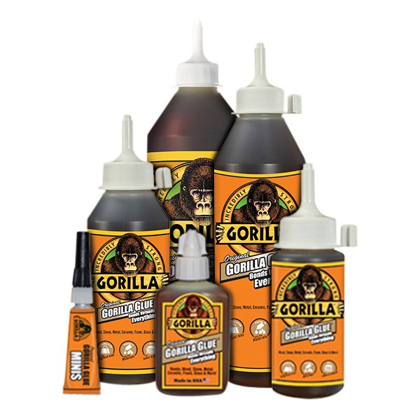 Gorilla Original Gorilla Glue: 18 oz. bottle (Brown) [4 Items]
