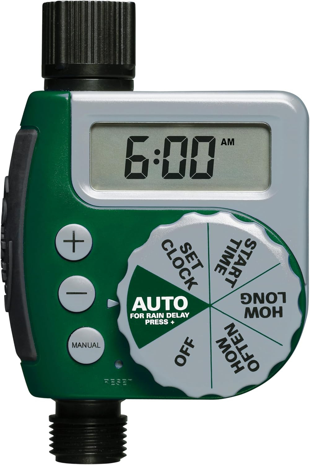 Programmable Digital Hose Watering Timer - 1 Outlet - Battery Powered - with LCD