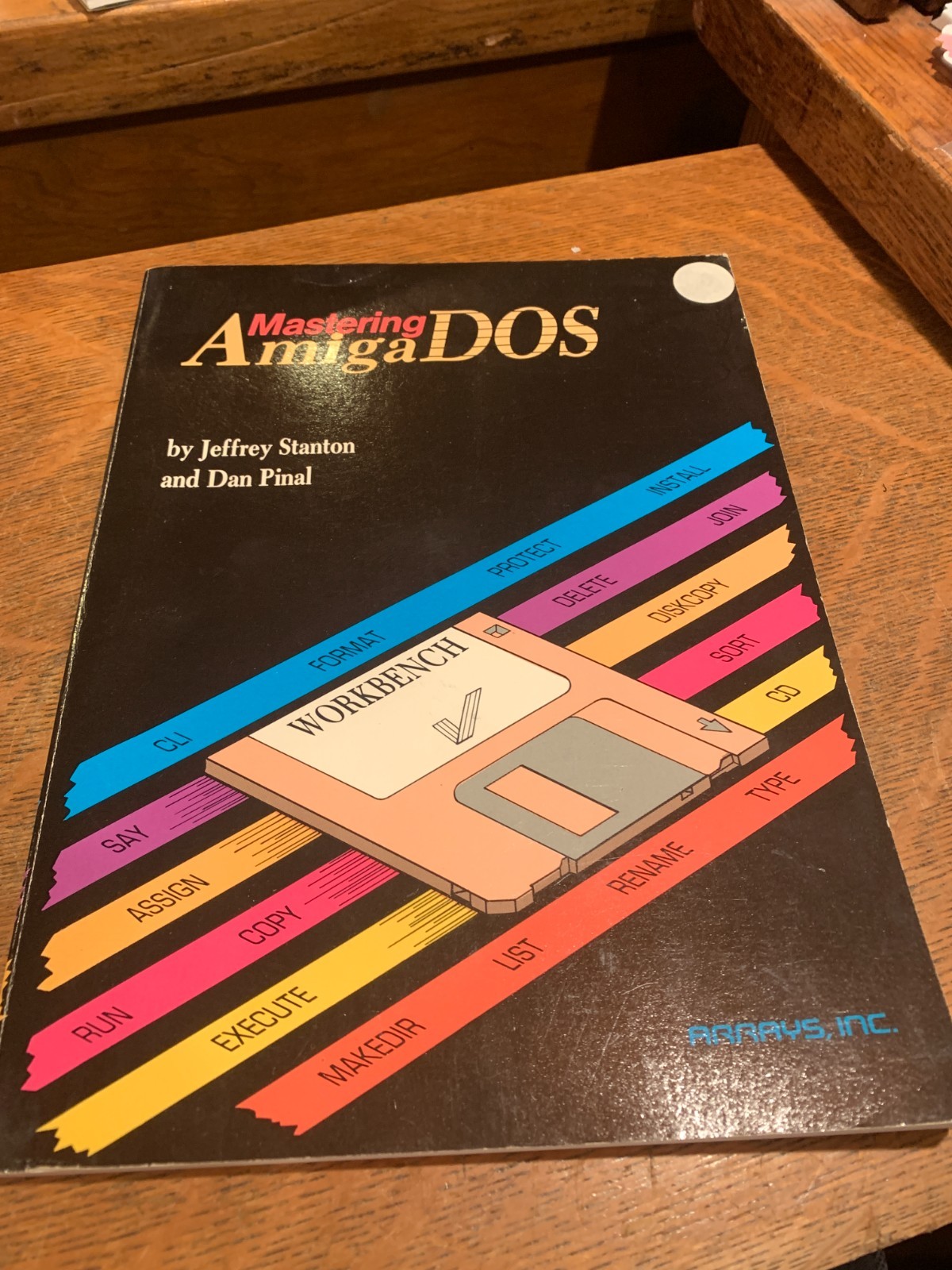 Mastering Amiga DOS Book 1986 Stanton Pinal Arrays Vintage Computer Programming