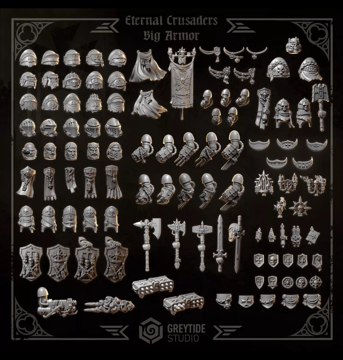 Eternal Crusaders Big Armour Pack from GreyTide Studio
