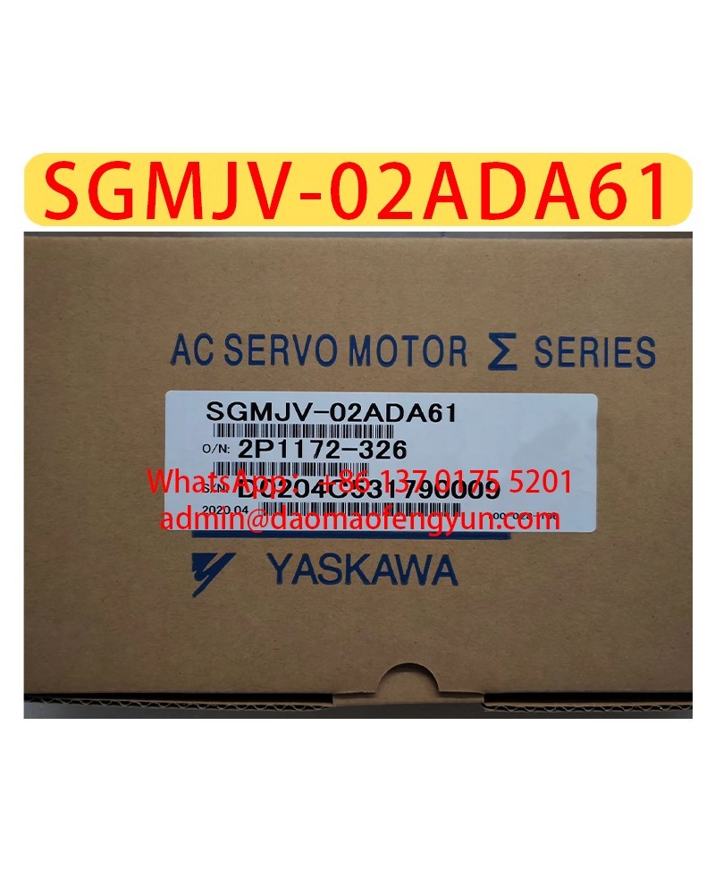 SGMJV-02ADA61 Brand New Servo Motor Original Genuine，SGMJV 02ADA61，DHL/FEDEX/UPS