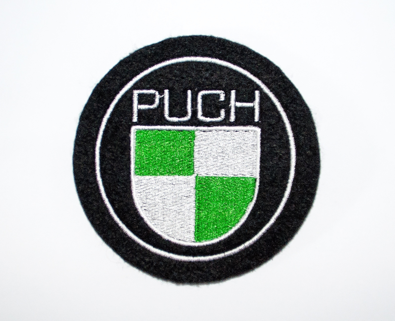 PUCH MOTOCYCLES EMBROIDERED SEW ON BADGE-MAXI