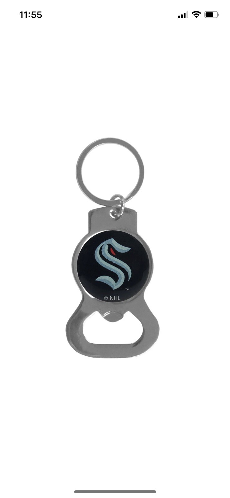 Seattle Kraken Keychain Bottle Opener