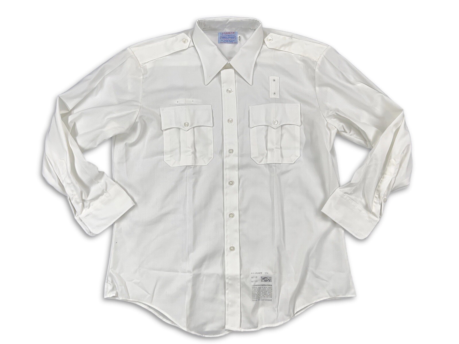 vintage conqueror styled service shirt Size 17.5 Nos