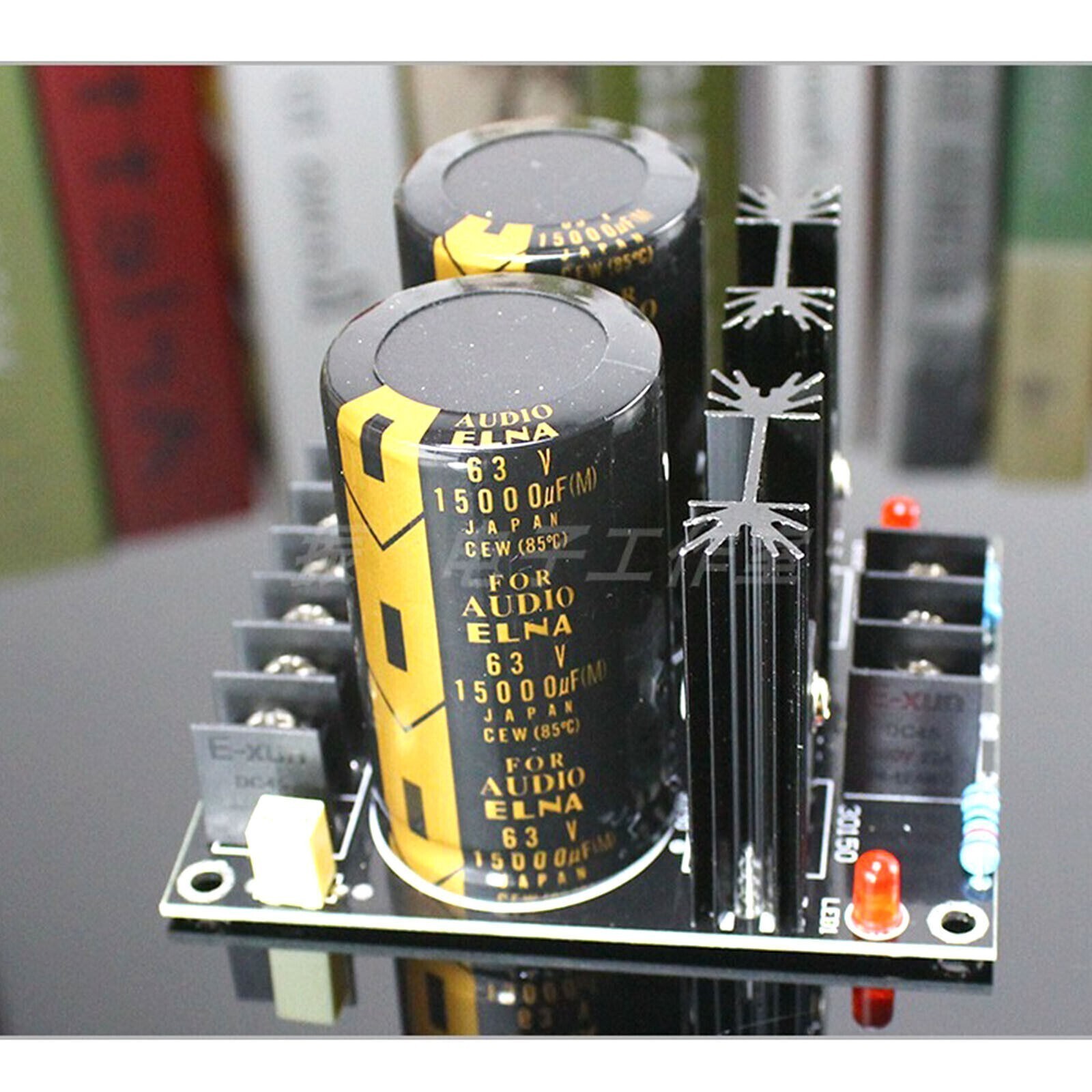 1pc 2* 15000UF 63V Capacitor Schottky Rectifier Filter Power Supply Board