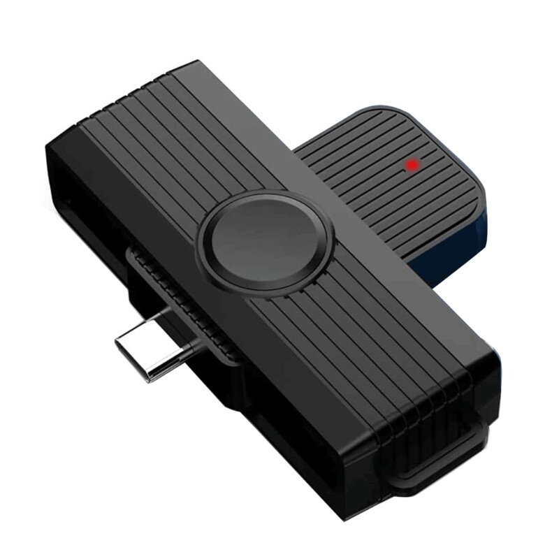 Portable CAC Reader Type C Foldable CAC Card Reader Portable USB C Card Reader