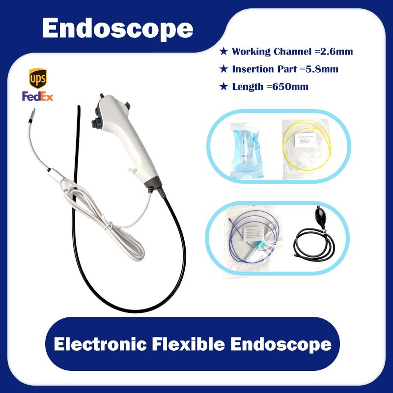 All-in-One Disposable Flexible Video Endoscope Supports Mobile Phone & PC