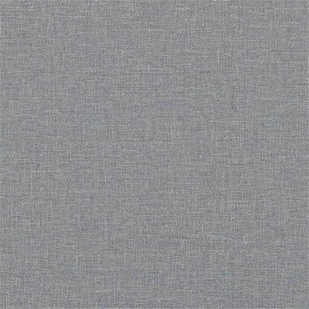Bowery Hill Contemporary Metal 3-Seater Sofa in Light Grey Polyester