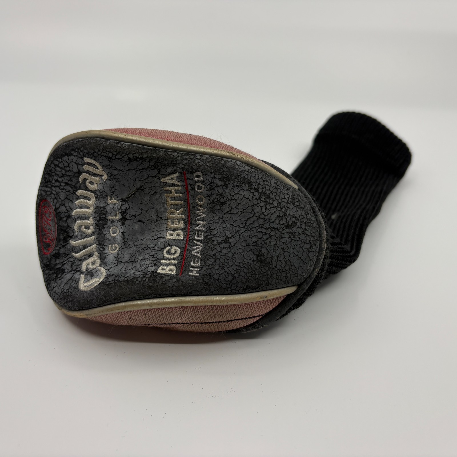 Callaway Golf Big Bertha Heavenwood Club Head Cover Black Pink Used