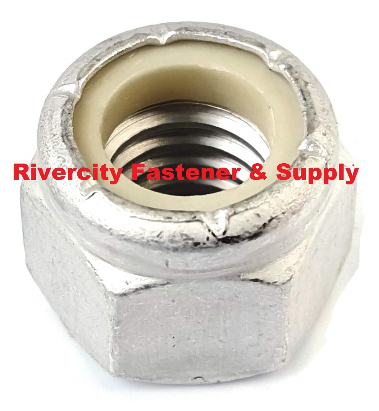 (5) 3/8 x 16 Aluminum Nylon Insert Lock / Stop / Nyloc Nuts 3/8-16 Nut