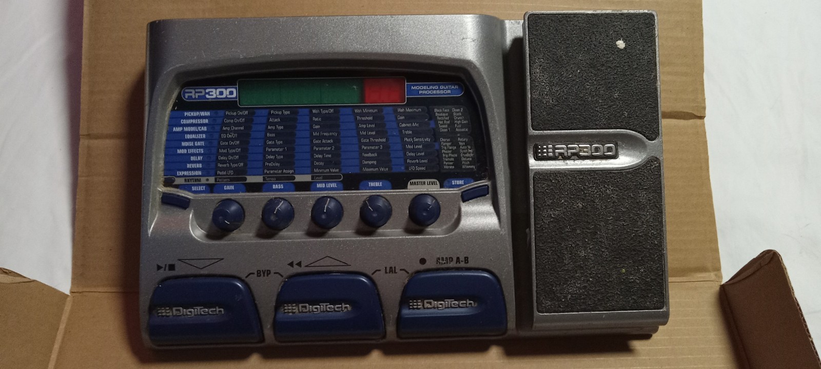 DigiTech RP300A Guitar Processor Multi-Effects Pedal NO POWER SUPPLY Untested