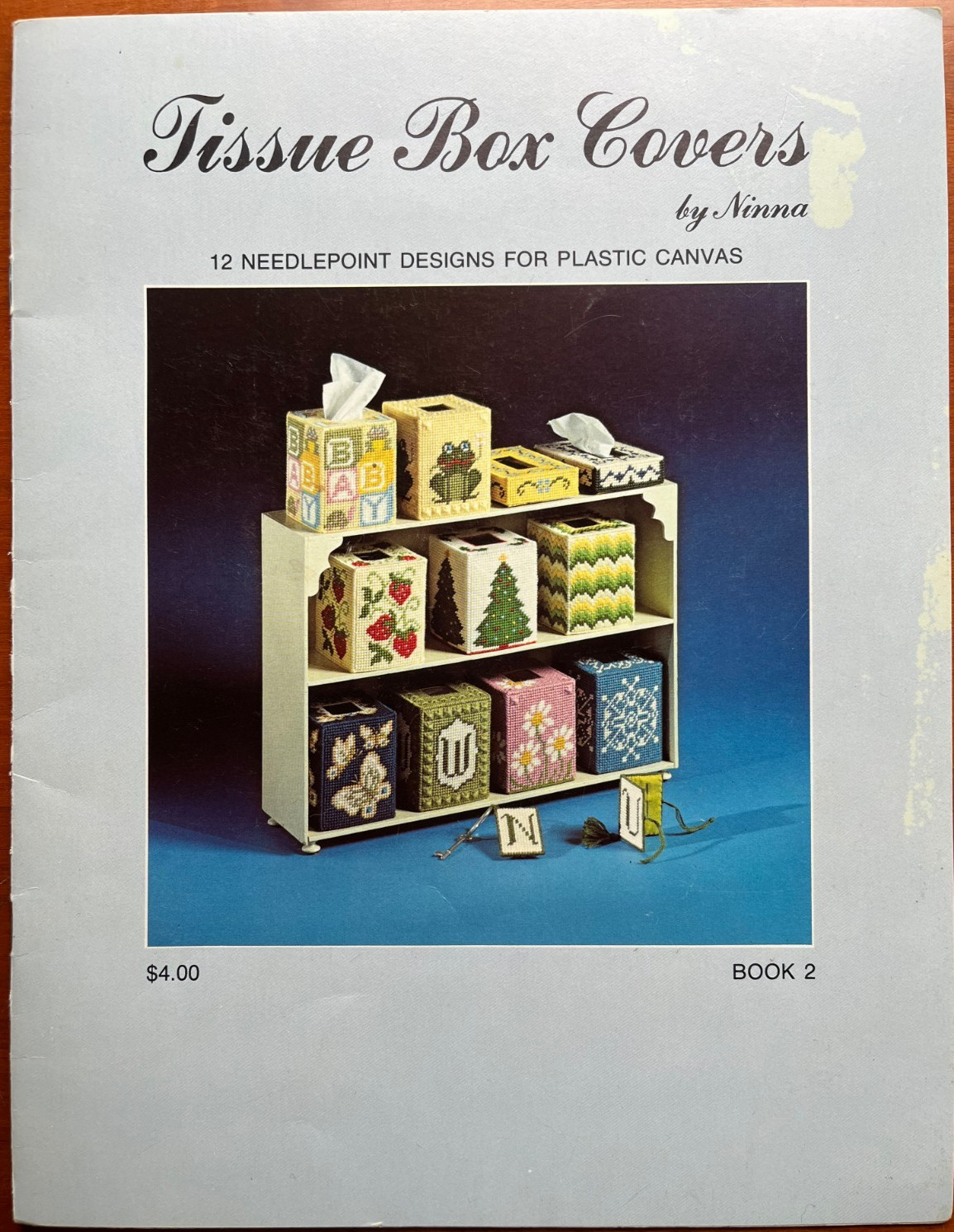 Tissue Box Covers for Plastic Canvas by Ninna - 12 Designs for 7 Mesh