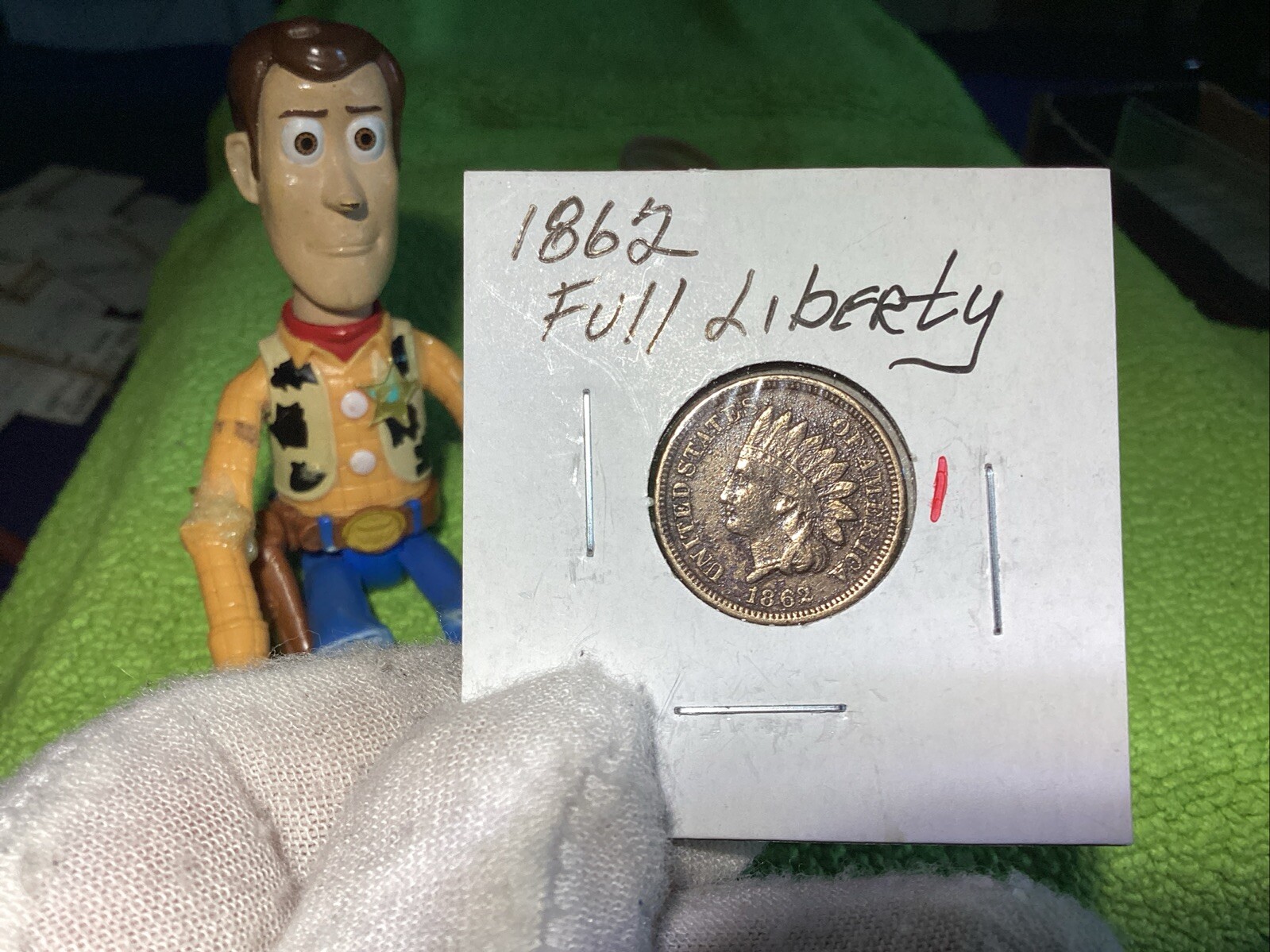 1862 INDIAN HEAD PENNY FULL LIBERTY FREE SHIPPING #1