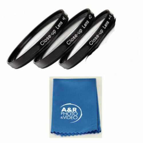 37mm 4 piece Close Up set +1 +2  +4 37 For Olympus 45mm 1.8 14-42mm Panasonic
