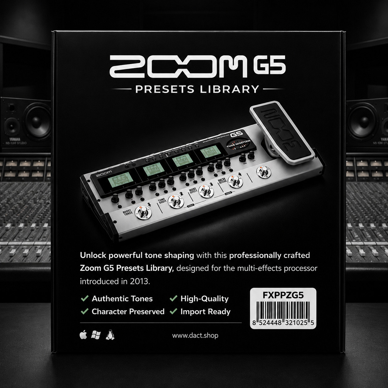 Zoom G5 Guitar Multi-FX Presets Library
