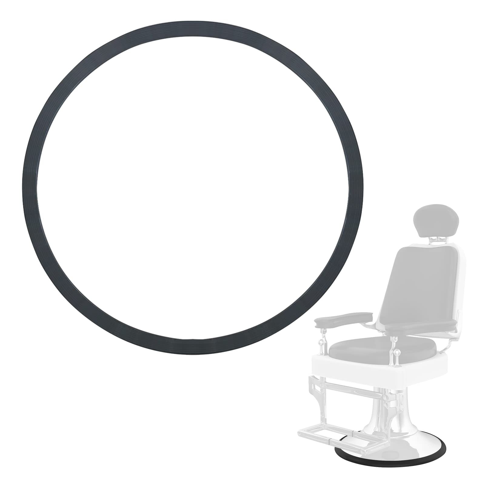 MoyRetty 22.8" Salon Chair Rubber Base Ring, Equipment Floor 1 Pcs