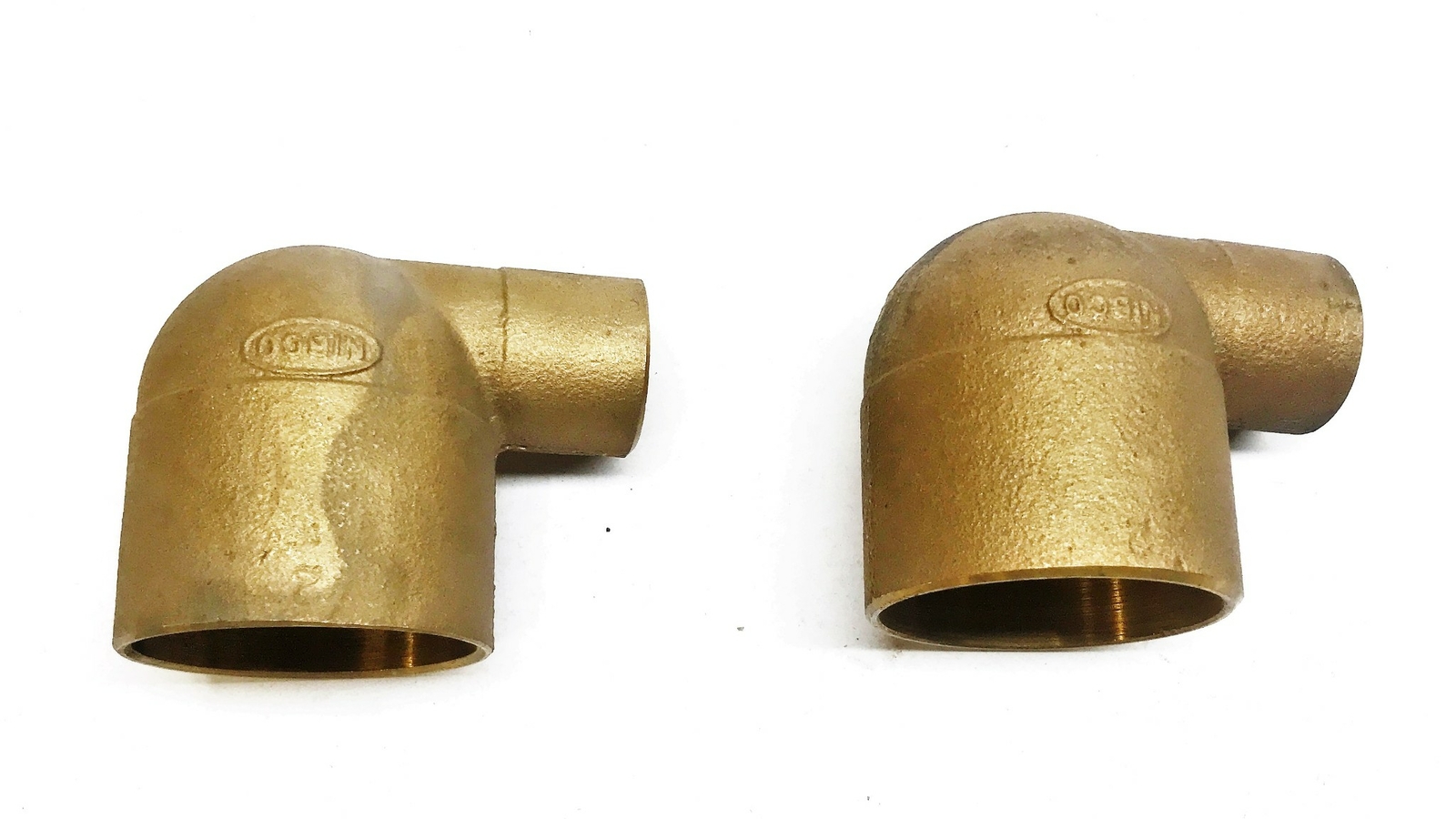 NIBCO 2" to 1" Brass 90 Degree Reducing Elbow [Lot of 2] NOS